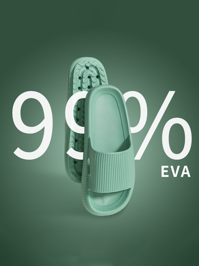 Extra Large Stretch EVA Waterproof Non-slip Bathroom Slippers
