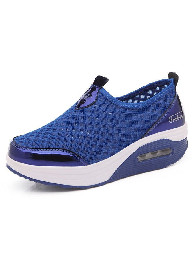 Breathable Mesh Panel Lightweight Air Cushion Sneakers