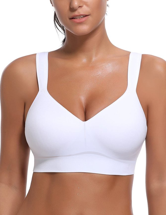 Sexy Sling Solid Color Sports Yoga Bra Lingerie