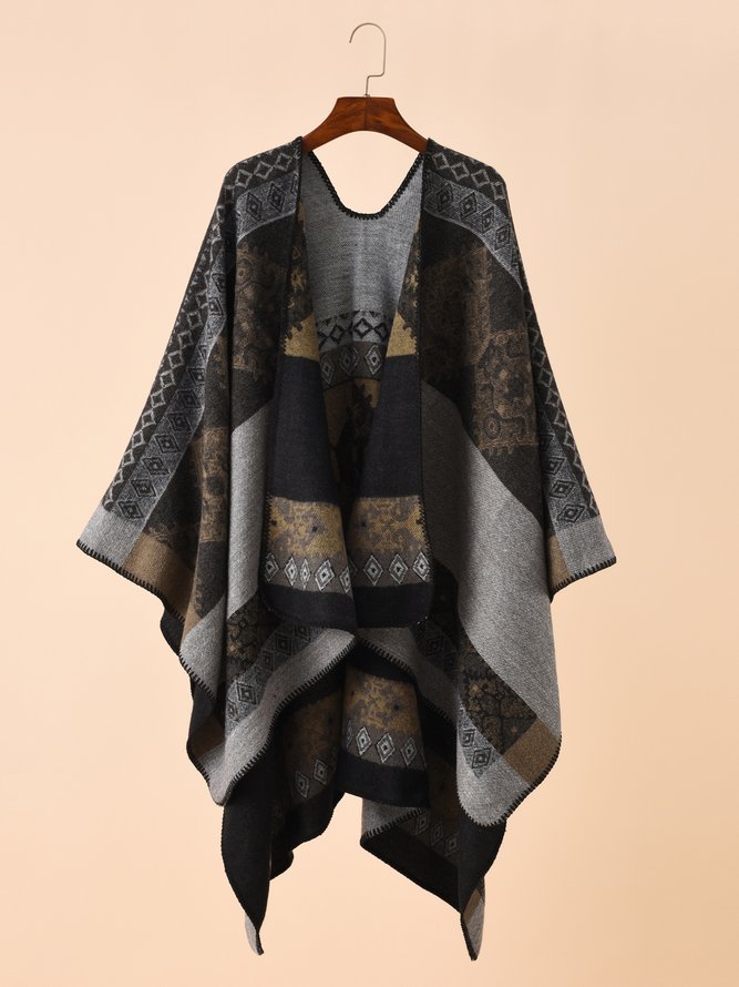 Vintage Ethnic Pattern Long Scarf Shawl Winter Spring Accessories
