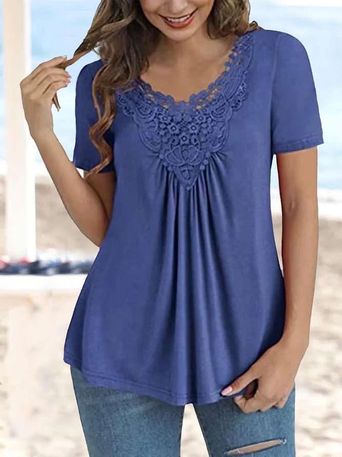 Plain Lace Elegant Top