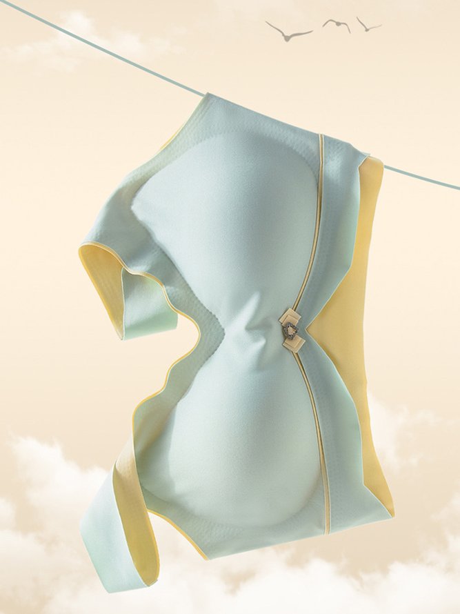 Ribbon Bow Vest Style No Steel Ring Underwear