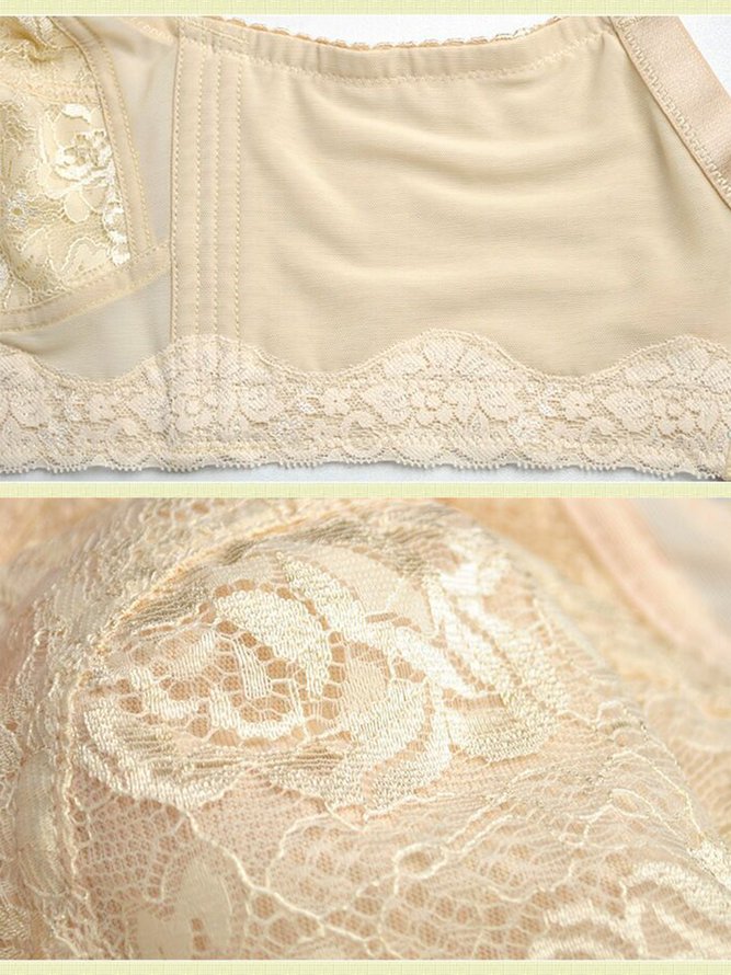 Soft and Comfortable Lace Wireless Cotton Bra
