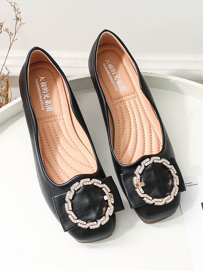 Rhinestone Ring Elegant Cone Ballerinas