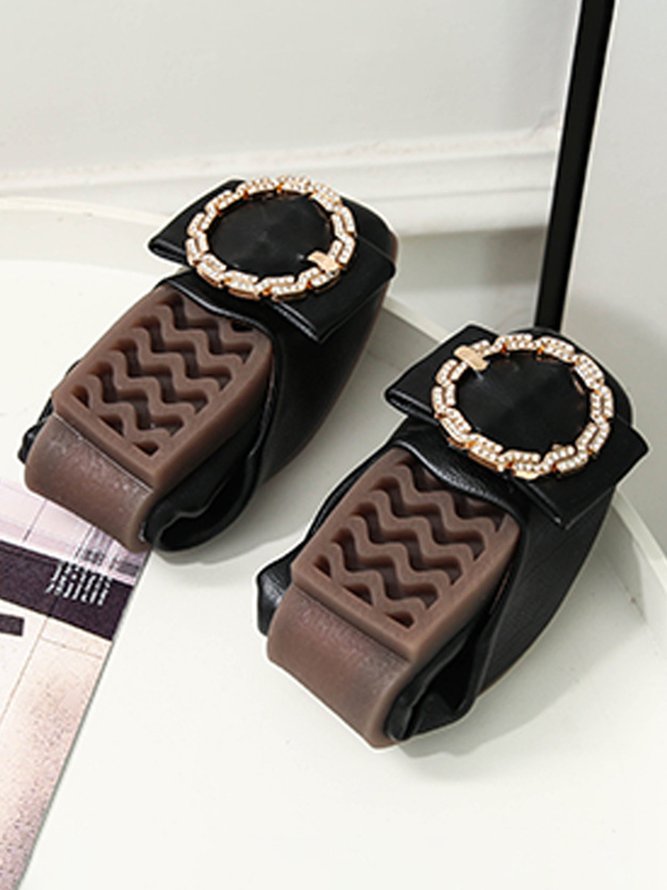 Rhinestone Ring Elegant Cone Ballerinas