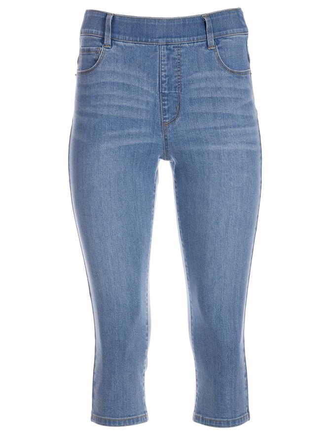 Casual Plain Regular Fit Denim Jeans