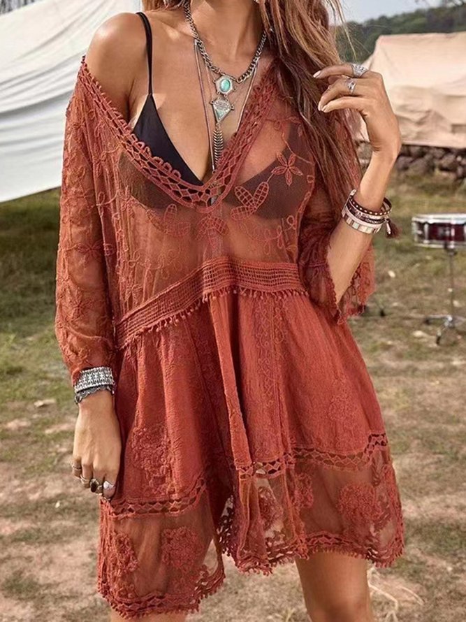 Lace Vacation Coverup