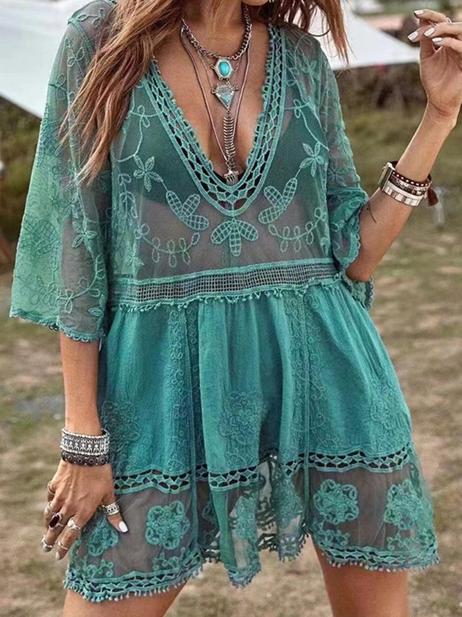 Lace Vacation Coverup