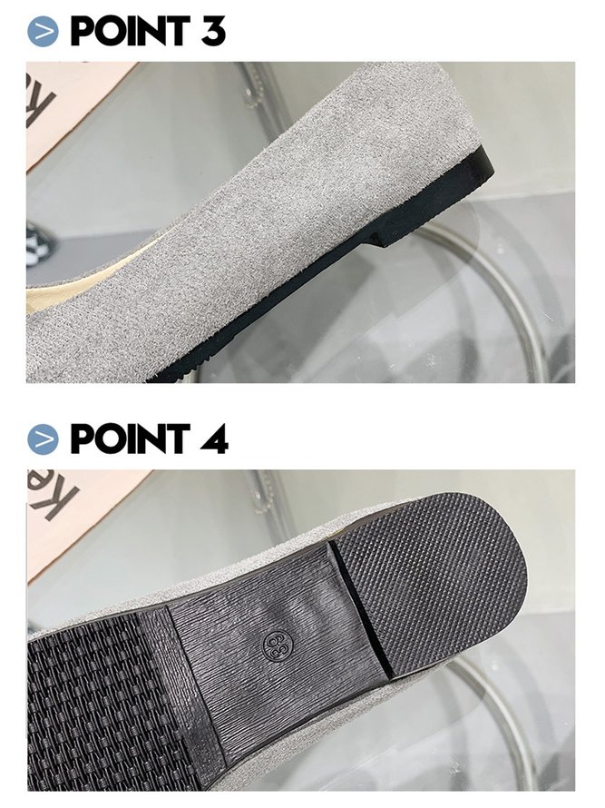 Multi-color Selection Velvet Simple Flat Shoes