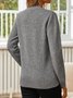 Casual Plain Warm Sweater