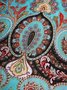 Everyday Paisley Ethnic Pattern Silk Scarf Vacation Versatile Accessory