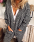 Detailed Long-sleeve Knitted Cardigan