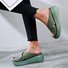 JFN  Platform Open Toe Comfy Slipper Casual Slide Sandals