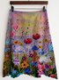 Floral Cotton Skirt