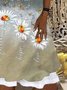 Cotton-Blend Sleeveless Knitting Dress