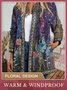 JFN Women Floral Pocketed Vacation JacketCrew Neck Winter Cardigan