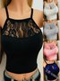 JFN  Sexy Lace Sling Vest Tube Top Plus Size