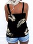 JFN V Neck Feather Casual Top