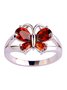 JFN Vintage Butterfly Crystal Ring