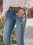 Floral Pastoral Denim Jeans