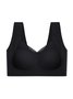 JFN  Sexy Gathering Fixed Cup Ice Silk No Trace No Steel Ring One-Piece Sleeping Underwear Plus Size