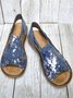 JFN  Silver Splatter Print Elastic Comfort Sandals