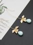 JFN Orchid Sage Jade Earrings Bridal