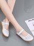 JFN Cutout Casual Velcro Mary Jane Shoes