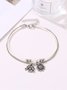 JFN Holiday Style Retro Combination Sunflower Elephant Anklet