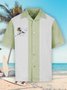 Short Sleeve Boho Coconut Tree Lapel Short Sleeve Shirt
