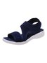 JFN Plain Color Casual Flyknit Sports Sandals