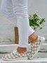 JFN Casual Lightweight Canvas Lace Up Flats