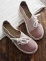 JFN  Women Vintage Slip-on Wearable Non-Slip Round Toe Loafers