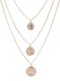 JFN Boho Coin Vintage Layered Necklace