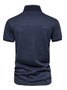 Plain Cotton Polo Short Sleeve Short Sleeve Shirt