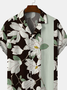Cotton Blends Floral Vacation Short Sleeve Short Sleeve Shirt
