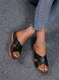 JFN Vintage Lightweight Wedge Sandals