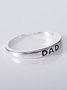 JFN DAD Father's Day Lettering Ring