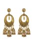 JFN Bohemian Carved Cutout Fringe Earrings Maxi Jewelry
