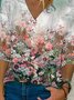 Floral Fit Casual T-Shirt