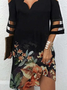 Elegant Regular Fit Floral Dress