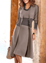 Plain Crew Neck Regular Fit Two-Piece Set