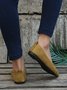 Commuter Simple Anti-Suede Pointed Toe Flats