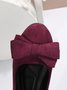 Bow Knot Anti-Suede Upper Flats