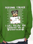 JFN Loose Letter Puppy Long Sleeve Sweatshirt