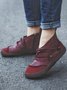 Women's Vintage Soft Vintage Patchwork Ankle Boots