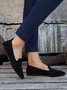 Women's Comfortable Suede Pump Flat Heel Flat Shoes
