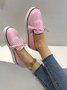 Bowknot Tassel Classic Baroque Flat Leather Shoes