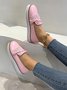 Bowknot Tassel Classic Baroque Flat Leather Shoes