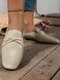 Casual Leather Vintage Muller Half Slippers